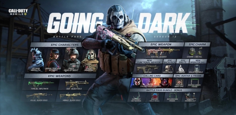 Call of Duty Mobile, 12. Sezonda ‘‘Karanlığa Dalış’’ yapıyor