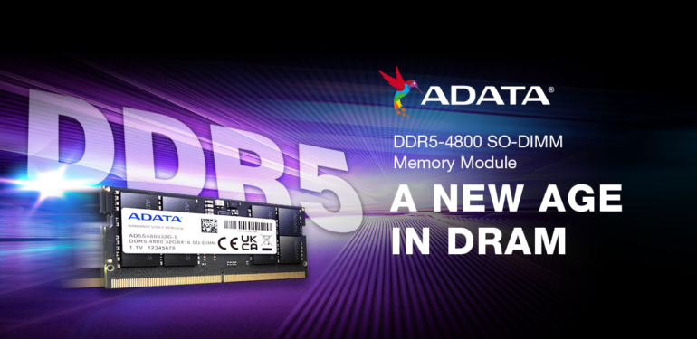 Adata DDR5-4800 SO-DIMM bellekler DDR5 devrimini dizüstüne taşıyor