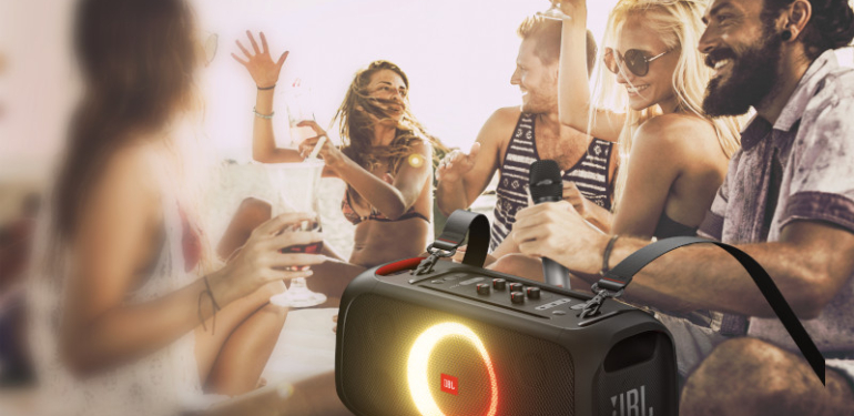 Partybox hoparlörlerle her yerde sınırsız müzik