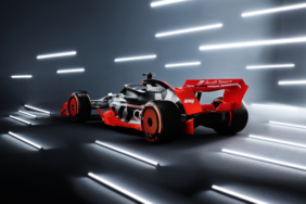 Showcar with Audi F1 launch livery