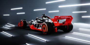 Showcar with Audi F1 launch livery