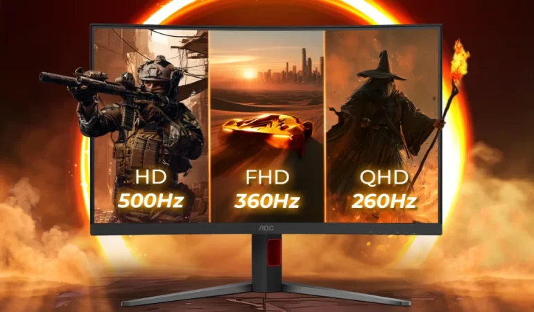 AOC’nin yeni nesil oyuncu monitörü CQ32G4ZA üç farklı oyun deneyimini tek ekranda sunuyor