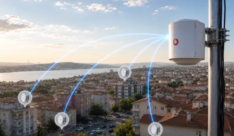 Vodafone’un yeni anten teknolojisi Türkiye’de