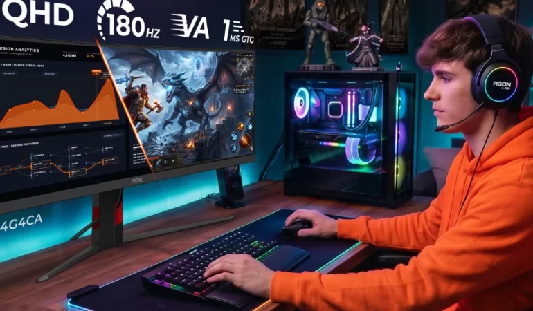 AOC GAMING’in yeni kavisli monitörleri: Oyun ve çalışmayı birleştiren çözüm